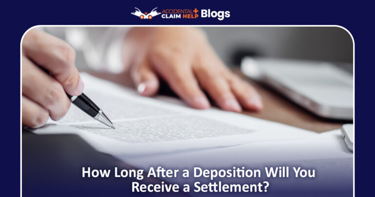 how long after deposition is settlement