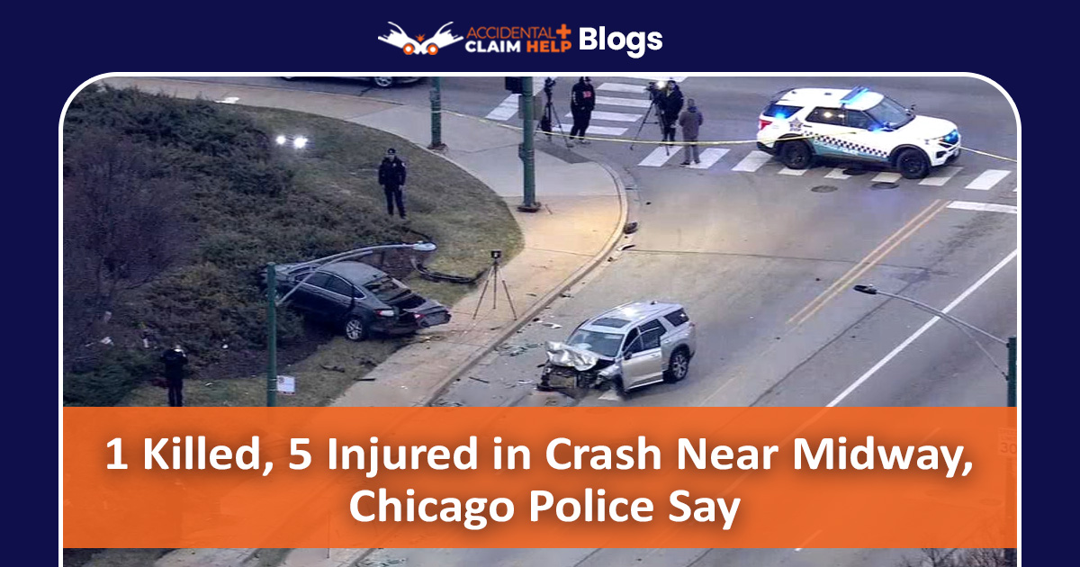1 Killed, 5 Injured in Crash Near Midway, Chicago Police Say