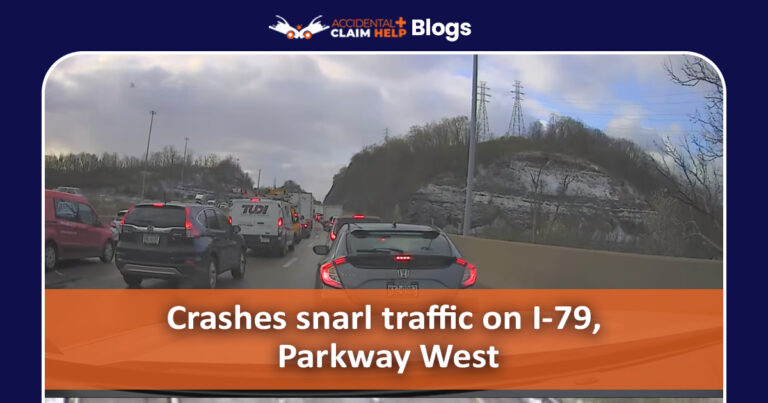 Crashes snarl traffic on I-79, Parkway West