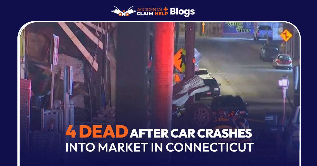 4 Dead After Car Crashes Into Market in Connecticut