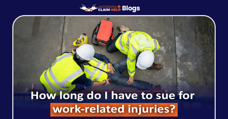 How long do I have to sue for work-related injuries?