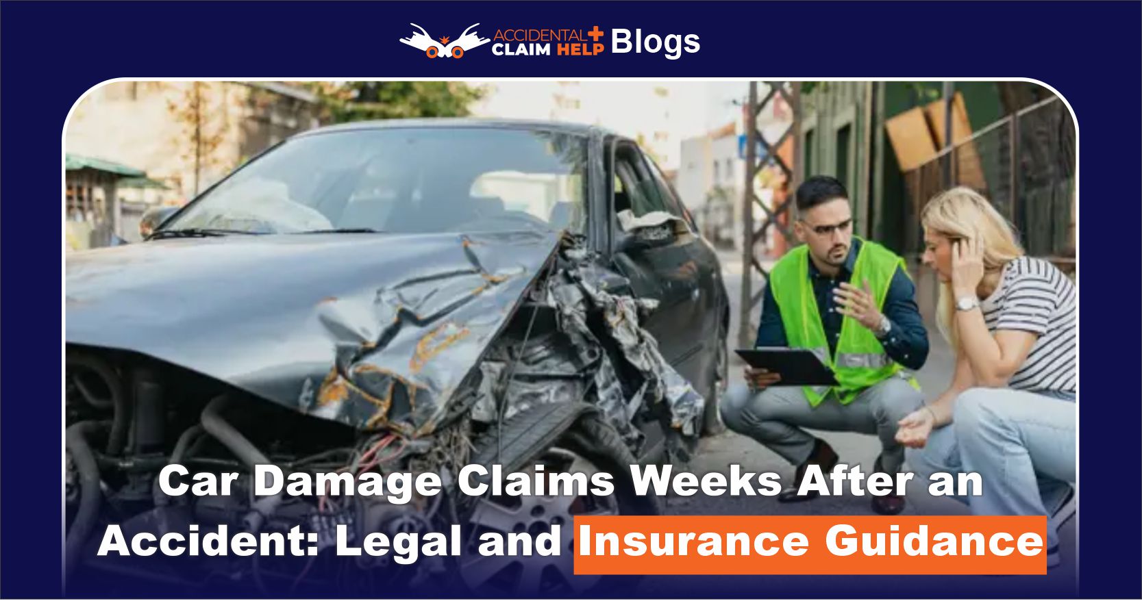 someone caliming car damage weeks after accident