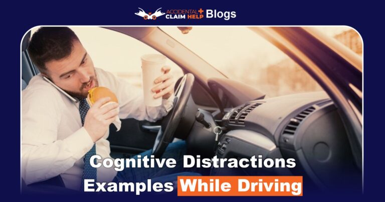 cognitive distractions examples while driving