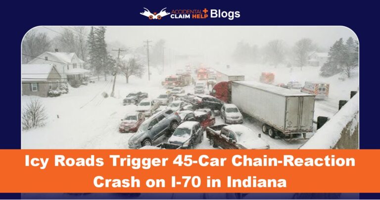 Icy Roads Trigger 45-Car Chain-Reaction Crash on I-70 in Indiana
